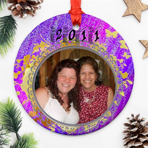 2011 Purple Ornament By Kim Blair Front