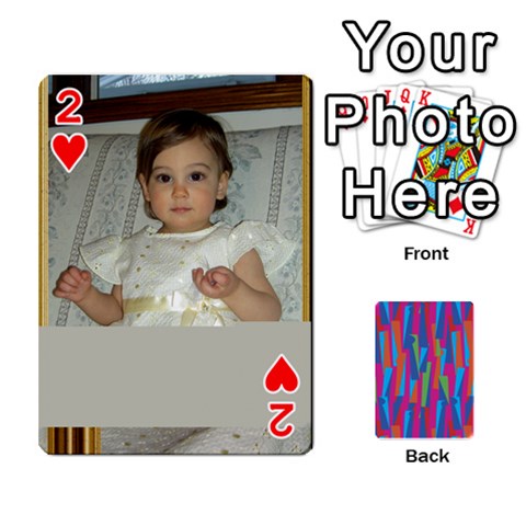 Photo Playing Cards By Lou Fazio Front - Heart2
