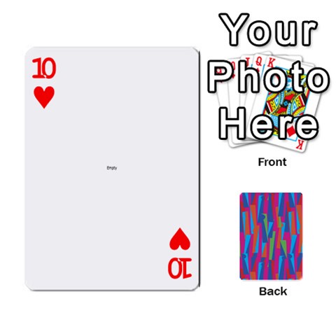 Photo Playing Cards By Lou Fazio Front - Heart10