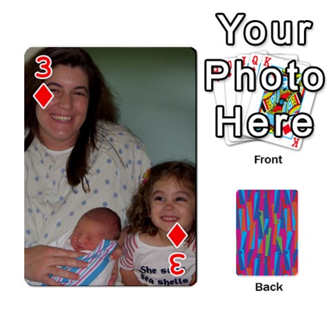 Photo Playing Cards By Lou Fazio Front - Diamond3