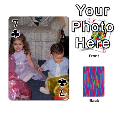 Photo Playing Cards By Lou Fazio Front - Club7