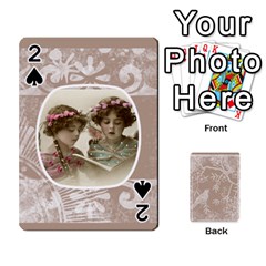 Mocha Batik 54 Design Cards - Playing Cards 54 Designs (Rectangle)