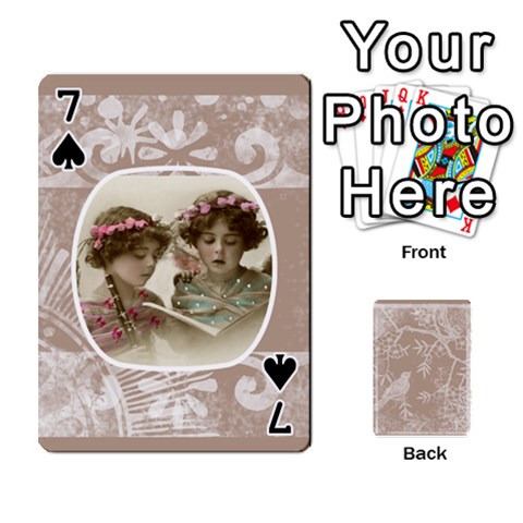 Mocha Batik 54 Design Cards By Catvinnat Front - Spade7