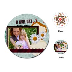 a nice day - Playing Cards Single Design (Round) a nice day - Playing Cards Single Design (Round)