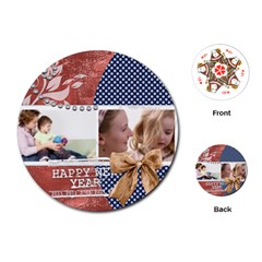 happy new year - Playing Cards Single Design (Round) happy new year - Playing Cards Single Design (Round)