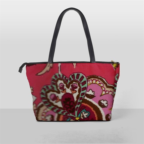 Coral Classic Shoulder Handbag By Eleanor Norsworthy Back