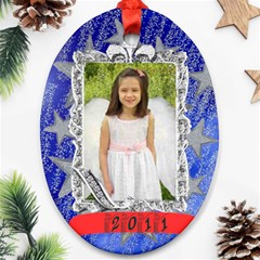 Star struck ornament - Ornament (Oval)