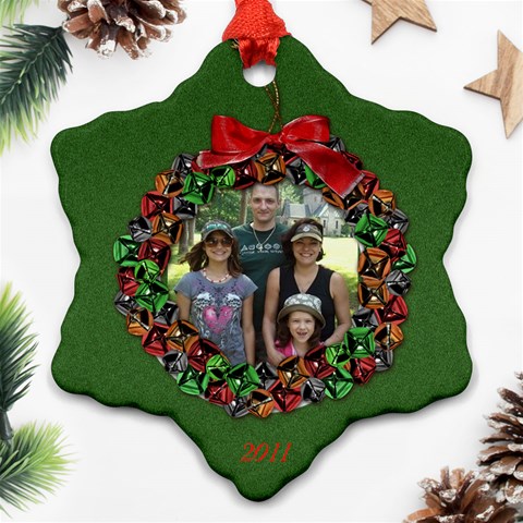 Snowflake Wreath By Jolene Front