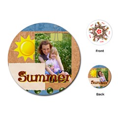 summer - Playing Cards Single Design (Round) summer - Playing Cards Single Design (Round)