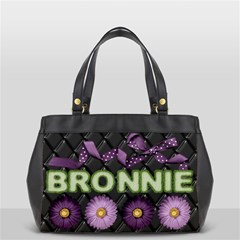 Bronnies laptop bag - Oversize Office Handbag (2 Sides)