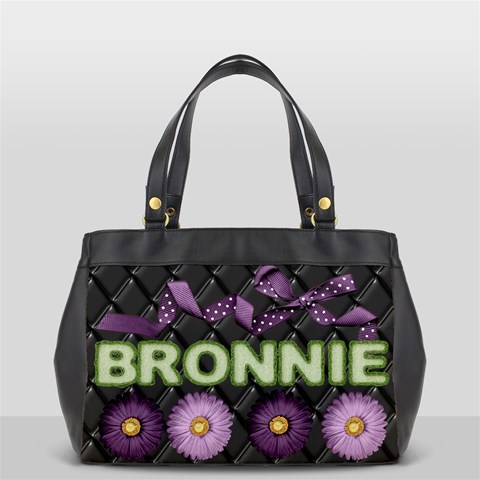 Bronnies Laptop Bag By Bronwyn Haines Back