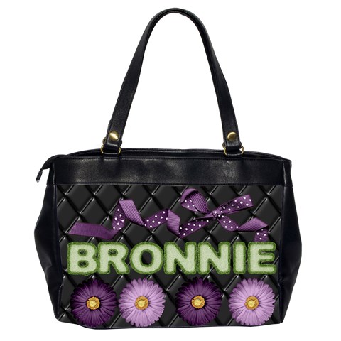 Bronnies Laptop Bag By Bronwyn Haines Back