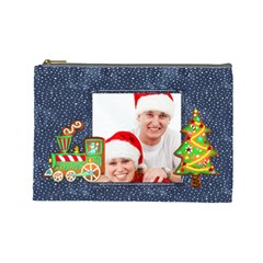 Christmas Cookies Large Cosmetic Bag - Cosmetic Bag (Large)