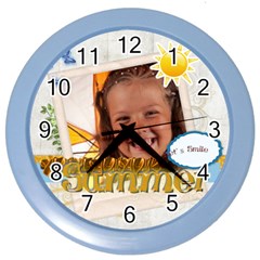 summer - Color Wall Clock