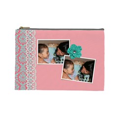 Cosmetic Bag (Large) - Lace Dreams Cosmetic Bag (Large) - Lace Dreams