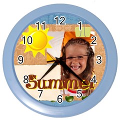 summer - Color Wall Clock