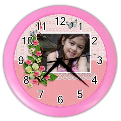 Color Wall Clock Front