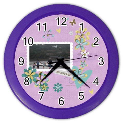 Color Wall Clock Front