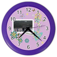 Color Wall Clock- Memories