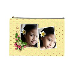 Cosmetic Bag (Large) - Yellow Dreams Cosmetic Bag (Large) - Yellow Dreams