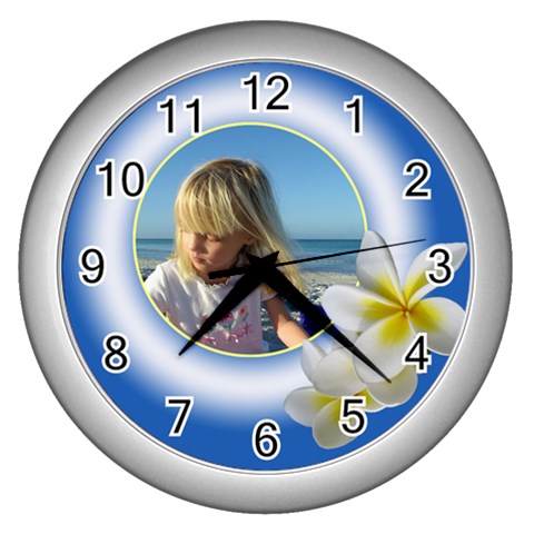 Cloud Puff Clock By Deborah Front