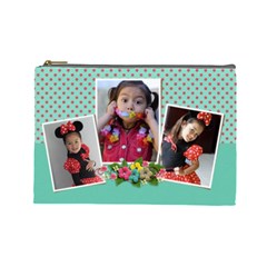 Cosmetic Bag (Large)- Sweet Flowers Cosmetic Bag (Large)- Sweet Flowers