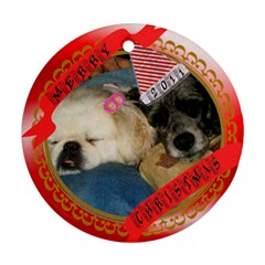 Prissy asnd Trucker Christmas Ornament - Ornament (Round)