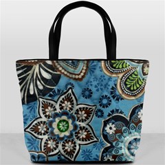 blue bucket bag