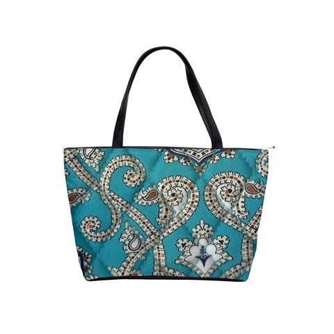 Peacock Classic Shoulder Bag By Eleanor Norsworthy Front