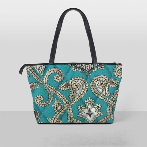 Peacock Classic Shoulder Bag By Eleanor Norsworthy Back