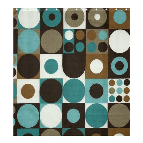 Dot Shower Curtain By Eleanor Norsworthy 58.75 x64.8  Curtain