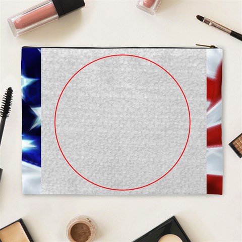 My Hero Us Military Cosmetic Bag Extra Large By Catvinnat Back
