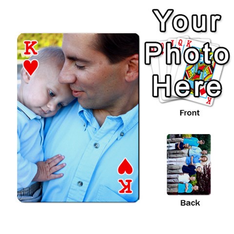 King Custom Playing Cards By Kirsten Front - HeartK