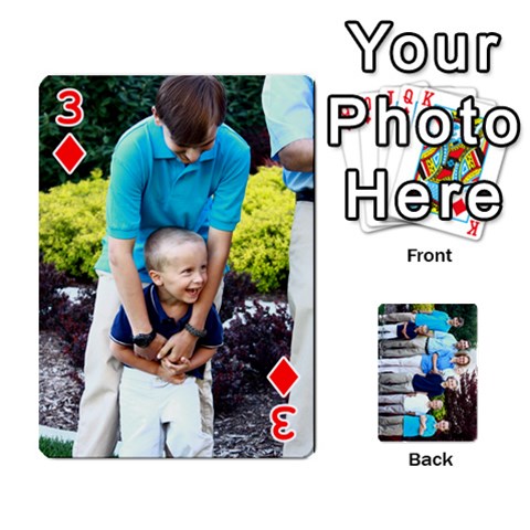 Custom Playing Cards By Kirsten Front - Diamond3