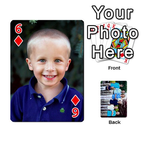 Custom Playing Cards By Kirsten Front - Diamond6