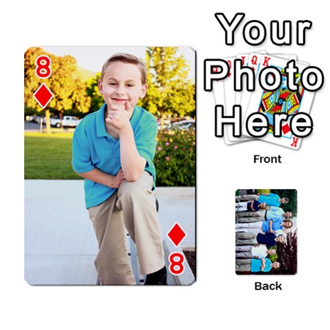 Custom Playing Cards By Kirsten Front - Diamond8