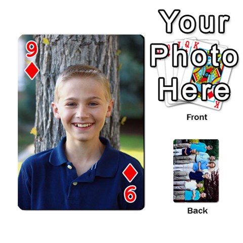 Custom Playing Cards By Kirsten Front - Diamond9
