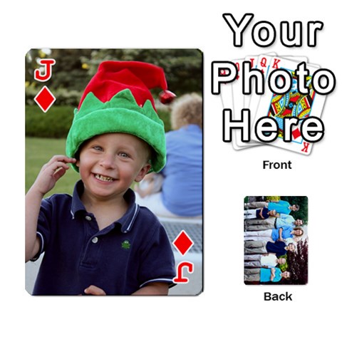 Jack Custom Playing Cards By Kirsten Front - DiamondJ