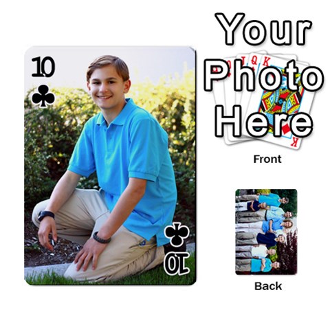 Custom Playing Cards By Kirsten Front - Club10