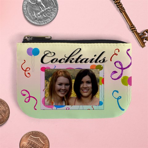 Cocktail Mini Coin Purse By Deborah Front