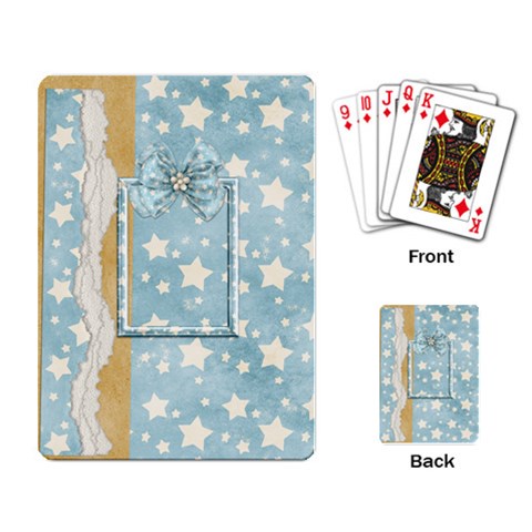 A Day To Celebrate Playing Cards 2 By Lisa Minor Back