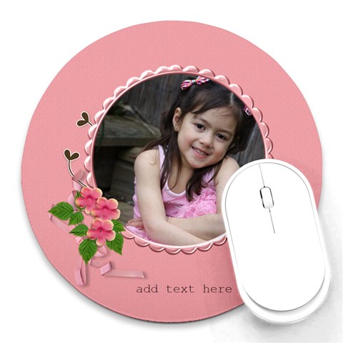 Round Mousepad Front
