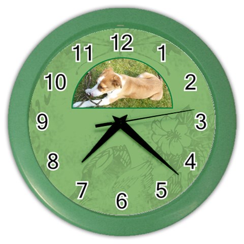 Rusty Puppy Half Moon Clock By Catvinnat Front