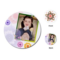 flower - Playing Cards Single Design (Round) flower - Playing Cards Single Design (Round)