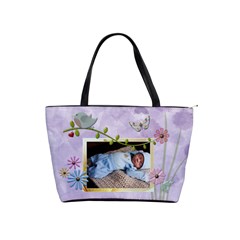 Natures Mauve Classic Shoulder Handbag Natures Mauve Classic Shoulder Handbag