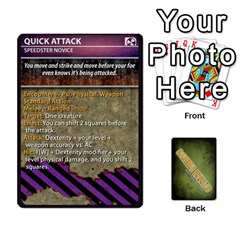 Gamma World - Power Cards, Deck A - Playing Cards 54 Designs (Rectangle)