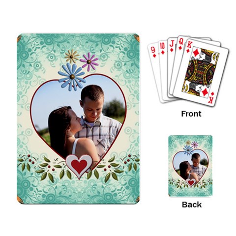 Pretty Love Playing Cards By Lil Back