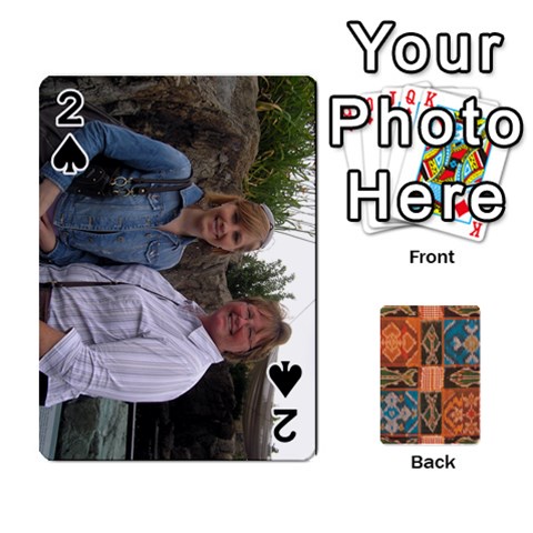 Family Cards By Mary Nickels Front - Spade2