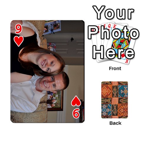 Family Cards By Mary Nickels Front - Heart9