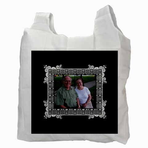 Fancy 2 Sided Recycle Bag By Klh Back